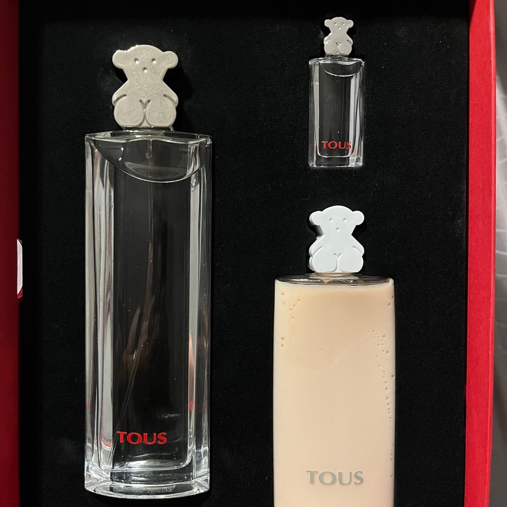 Tous Fragrance and Lotion Set with Bear Accents